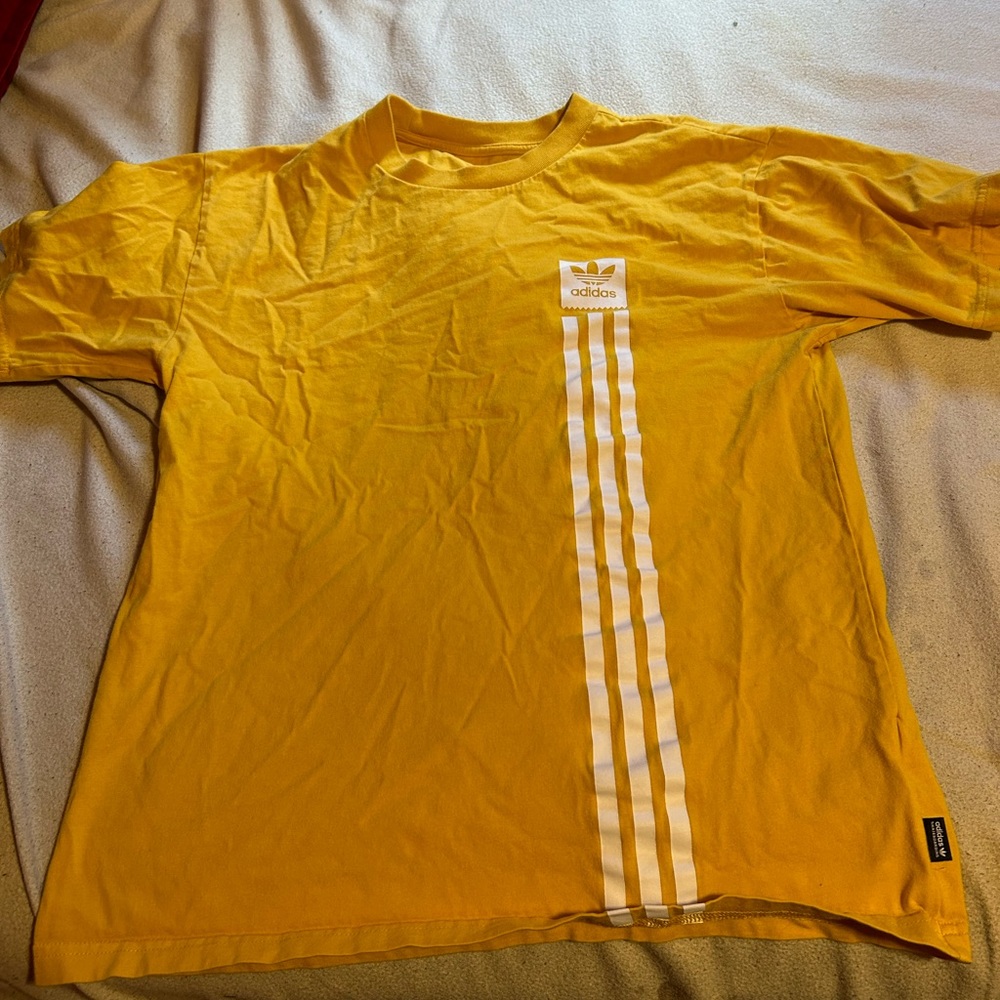 Yellow Adidas tee